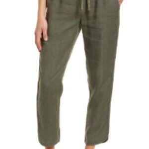 NWOT Linen Cropped Drawstring Pants